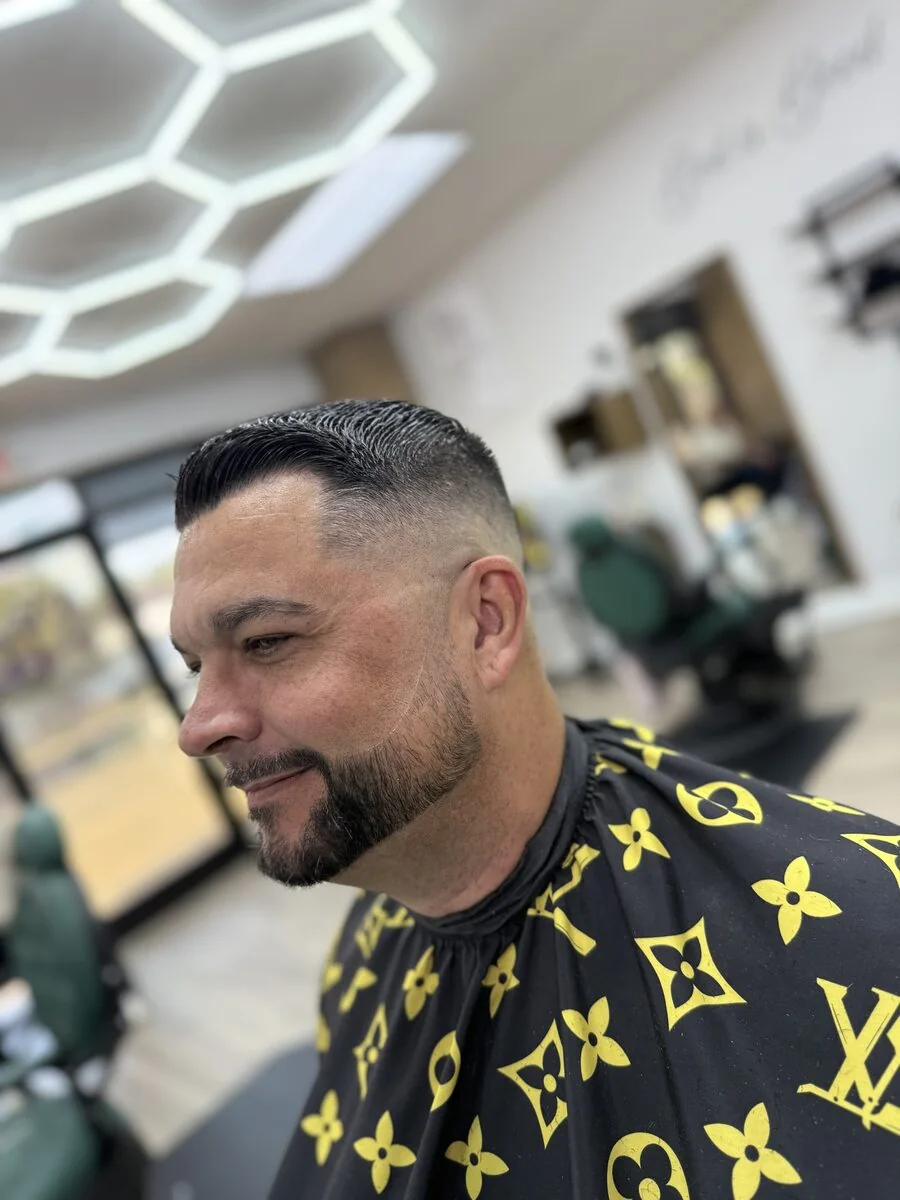 Taper fade with beard — Blessed Barbershop Daphne AL
