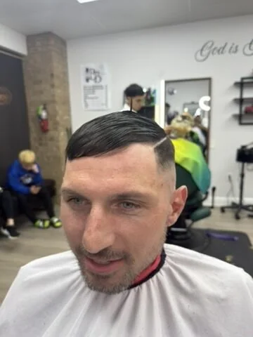 Side part fade — Blessed Barbershop Baldwin County