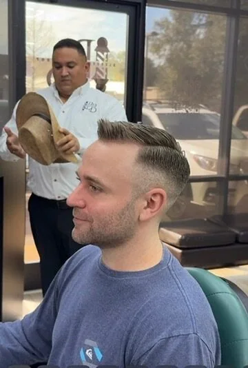 Taper fade finish — Blessed Barbershop Daphne AL
